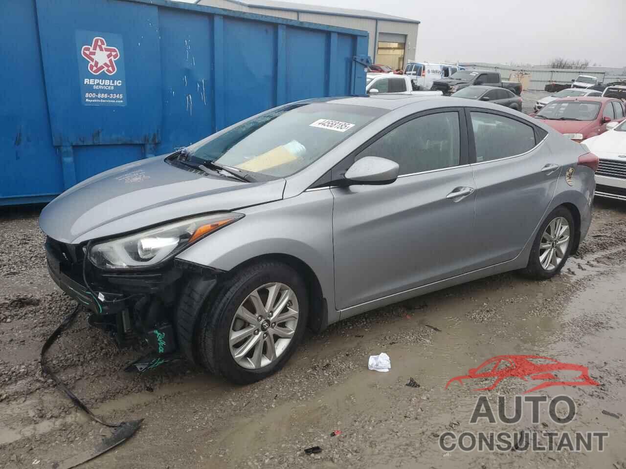 HYUNDAI ELANTRA 2015 - KMHDH4AE6FU452656