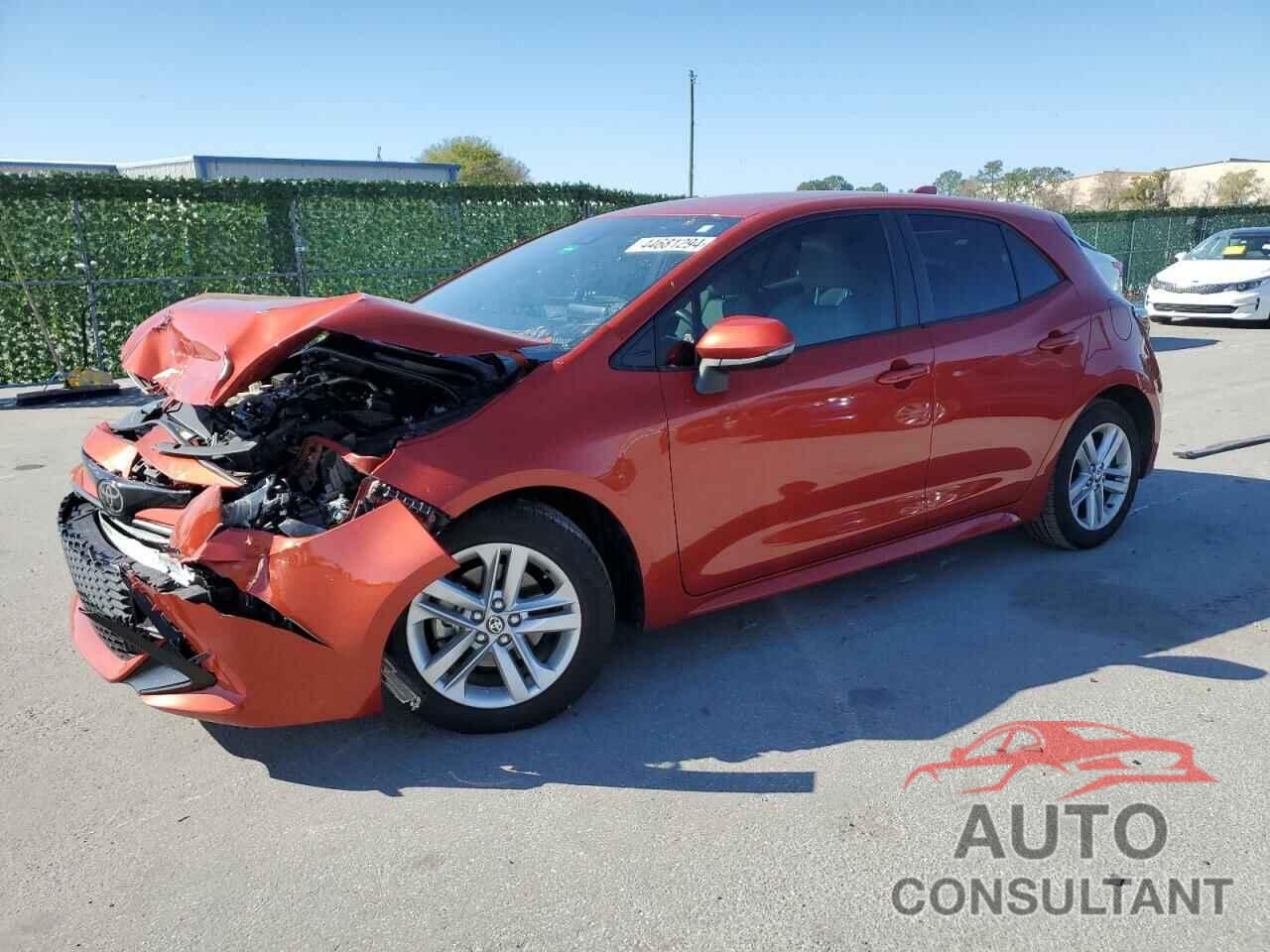 TOYOTA COROLLA 2019 - JTNK4RBE7K3047355