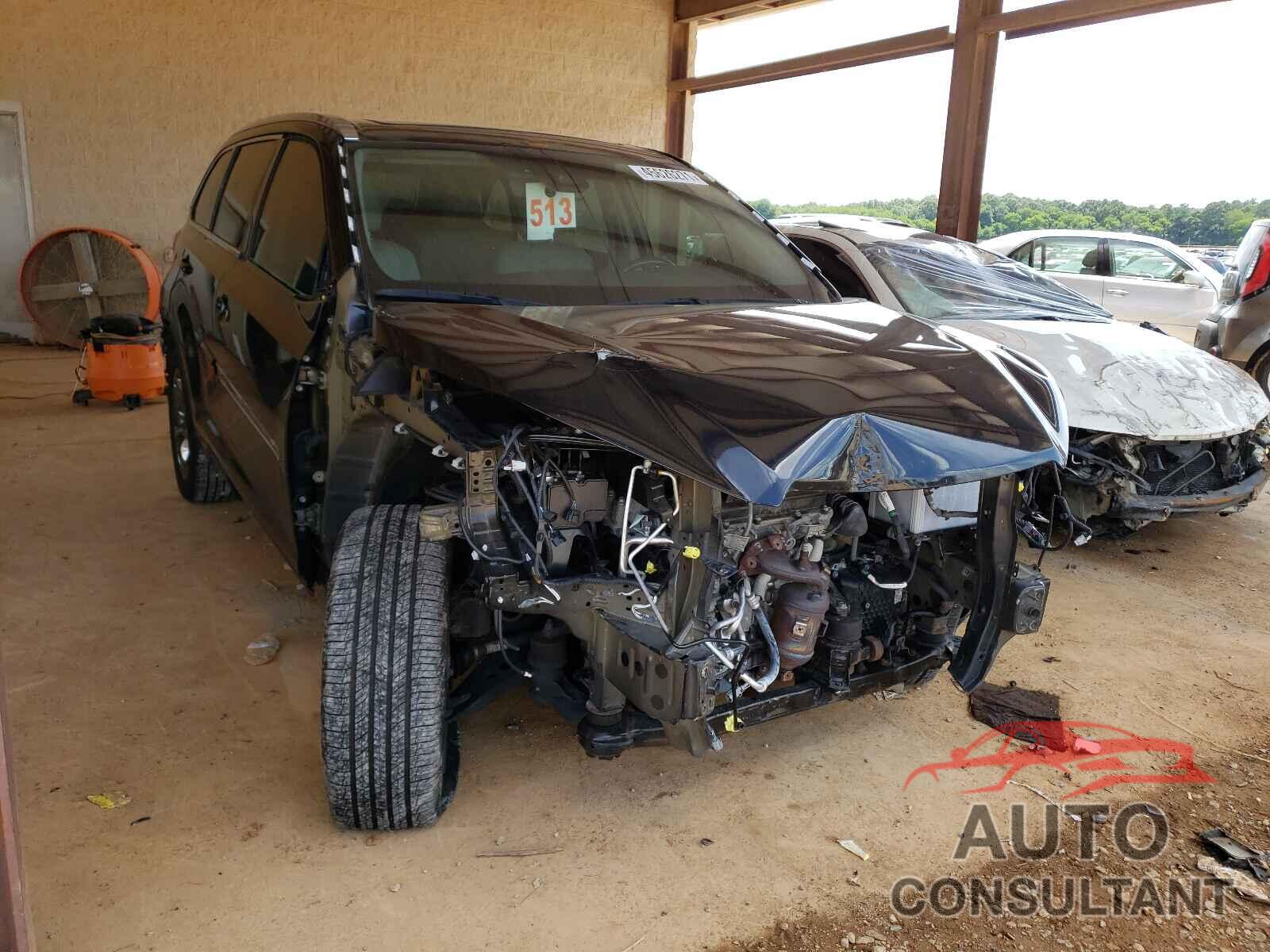 TOYOTA HIGHLANDER 2018 - 5TDDZRFH5JS485663