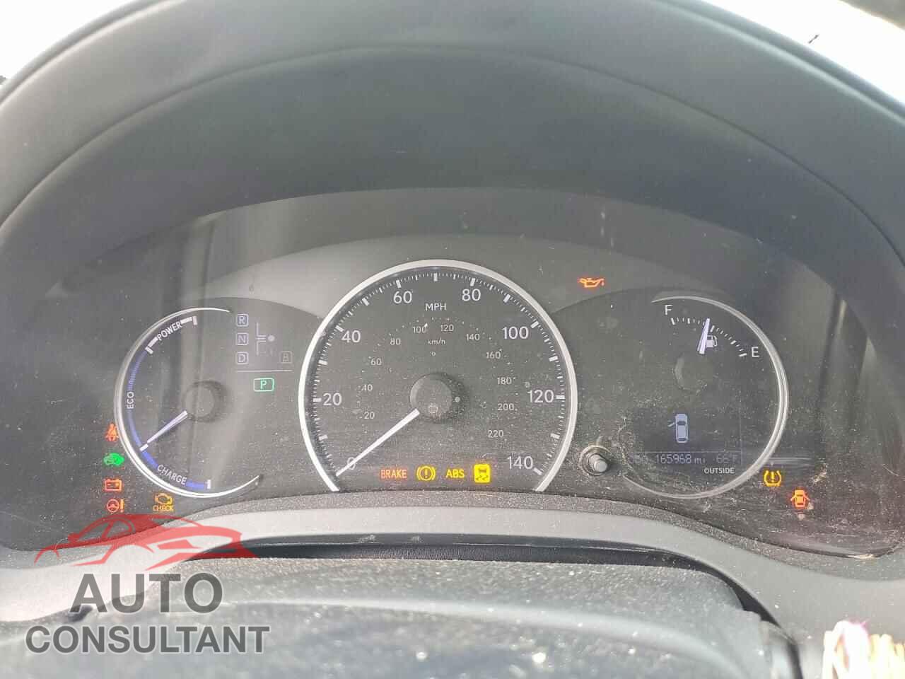 LEXUS CT 200 2012 - JTHKD5BH8C2121153