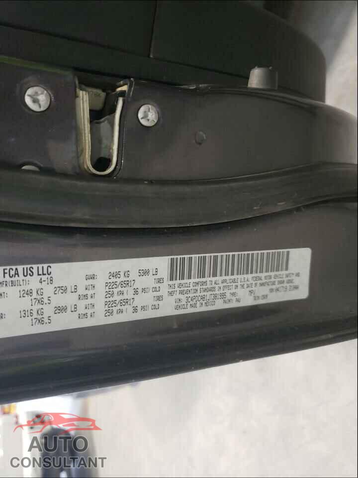 DODGE JOURNEY 2018 - 3C4PDCAB1JT381995