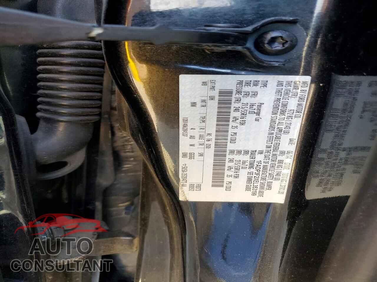 FORD FOCUS 2014 - 1FADP3F2XEL353199