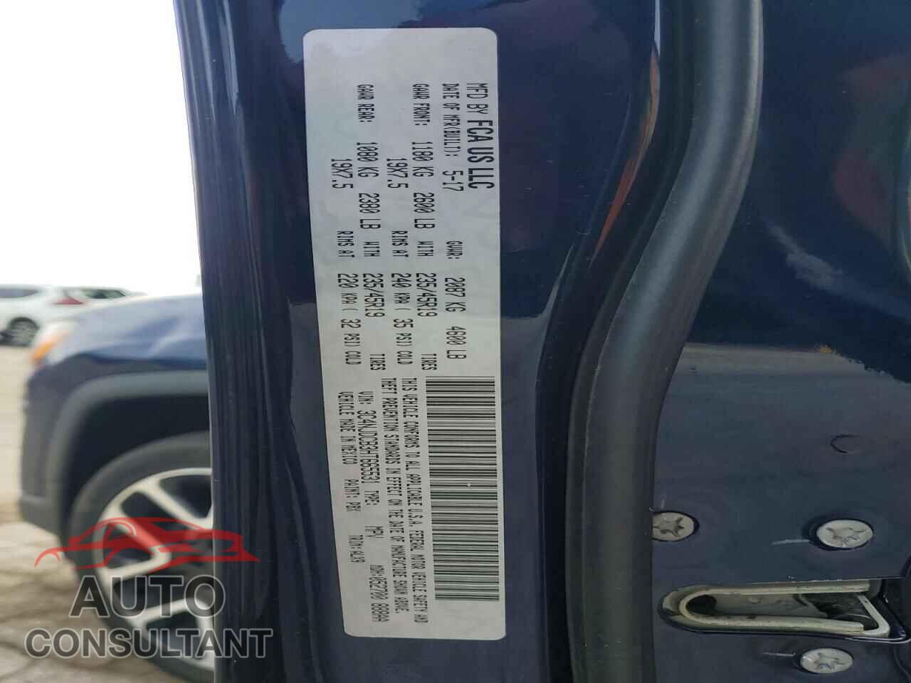 JEEP COMPASS 2017 - 3C4NJDCB3HT665531