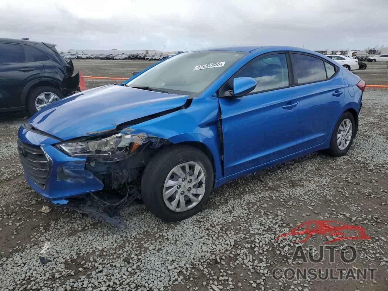 HYUNDAI ELANTRA 2017 - KMHD74LF6HU085754