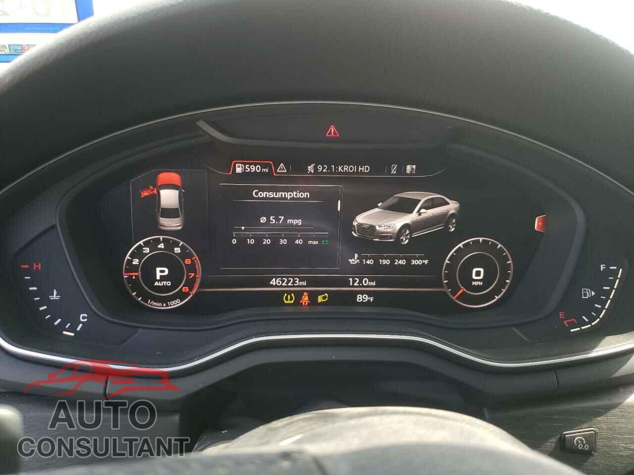 AUDI A4 2018 - WAULMAF42JA225823