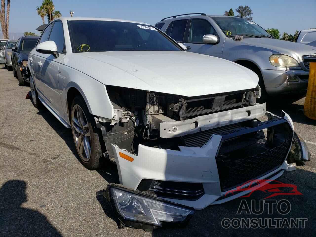 AUDI A4 2017 - WAUKMAF44HN047301