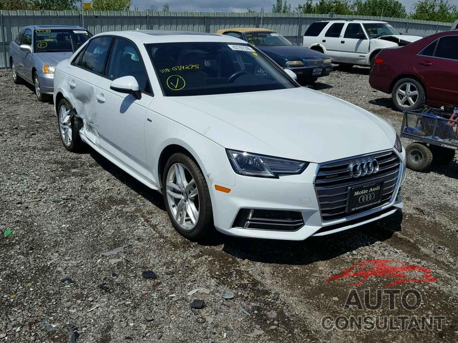 AUDI A4 2017 - WAUDNAF43HN039275