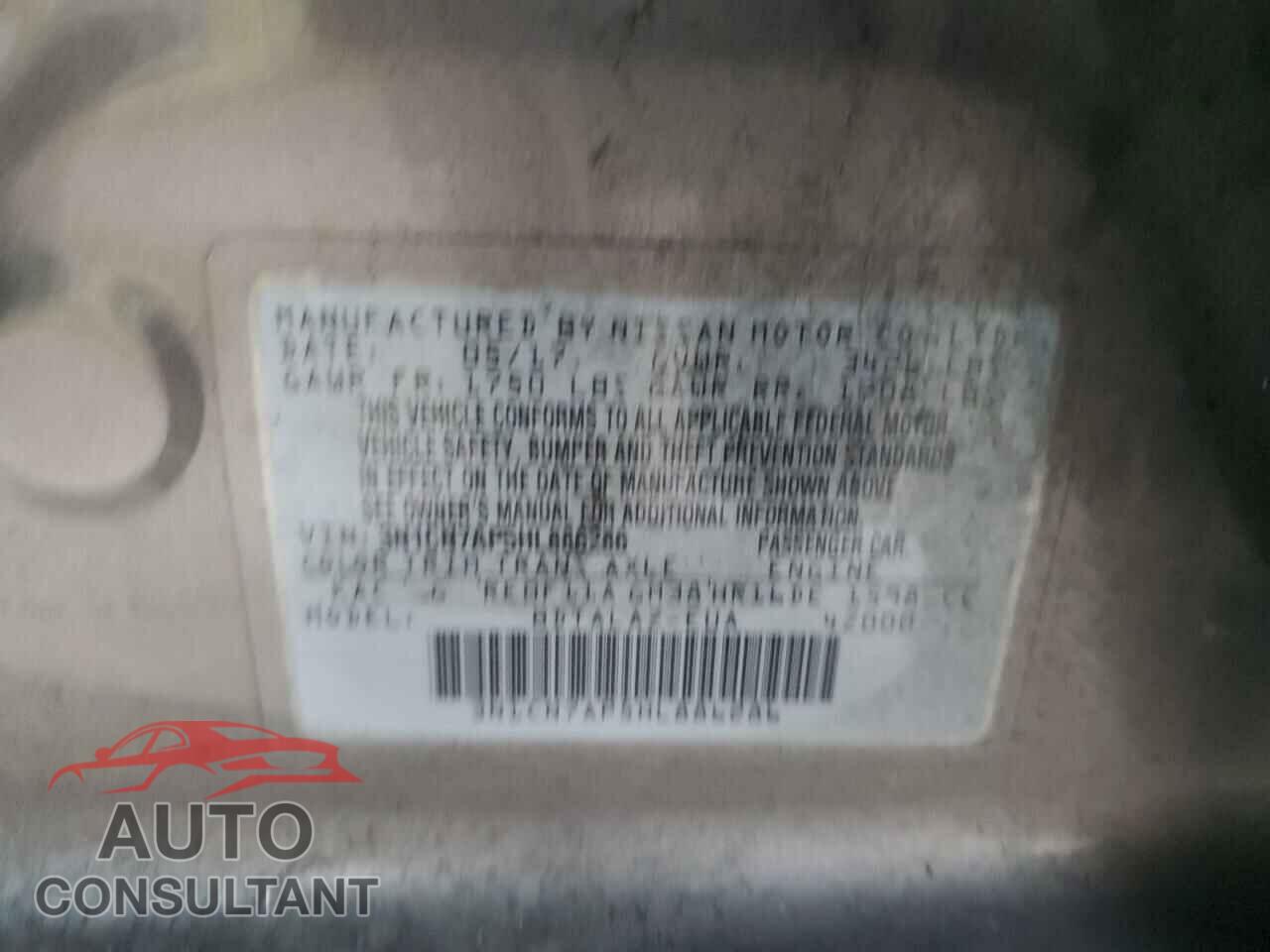 NISSAN VERSA 2017 - 3N1CN7AP5HL886286