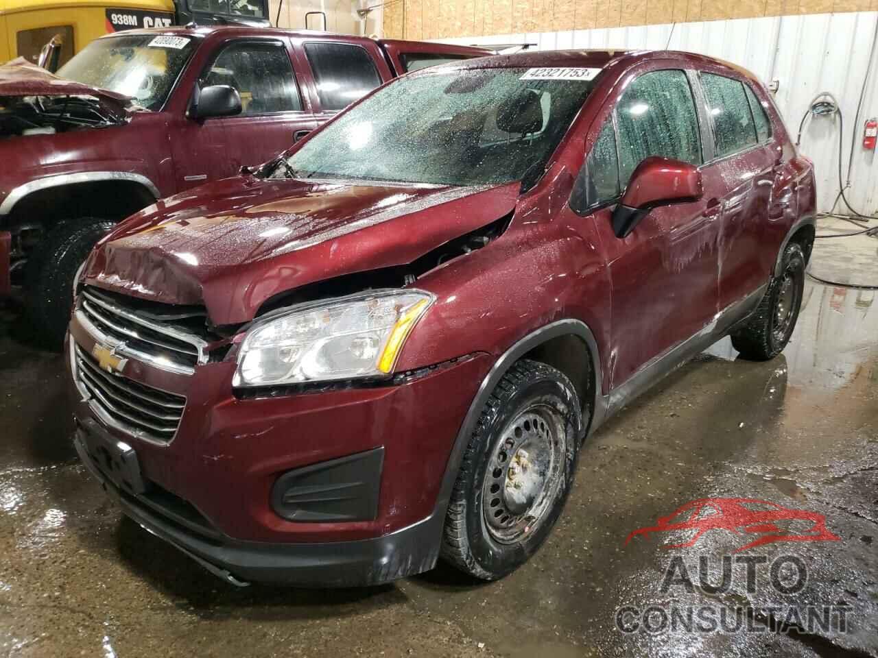 CHEVROLET TRAX 2016 - 3GNCJNSB5GL269654