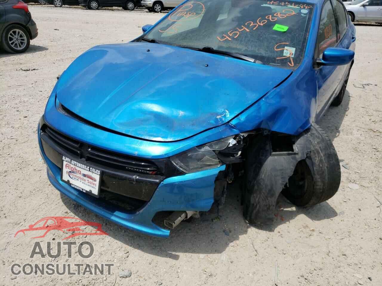 DODGE DART 2016 - 1C3CDFAAXGD606621