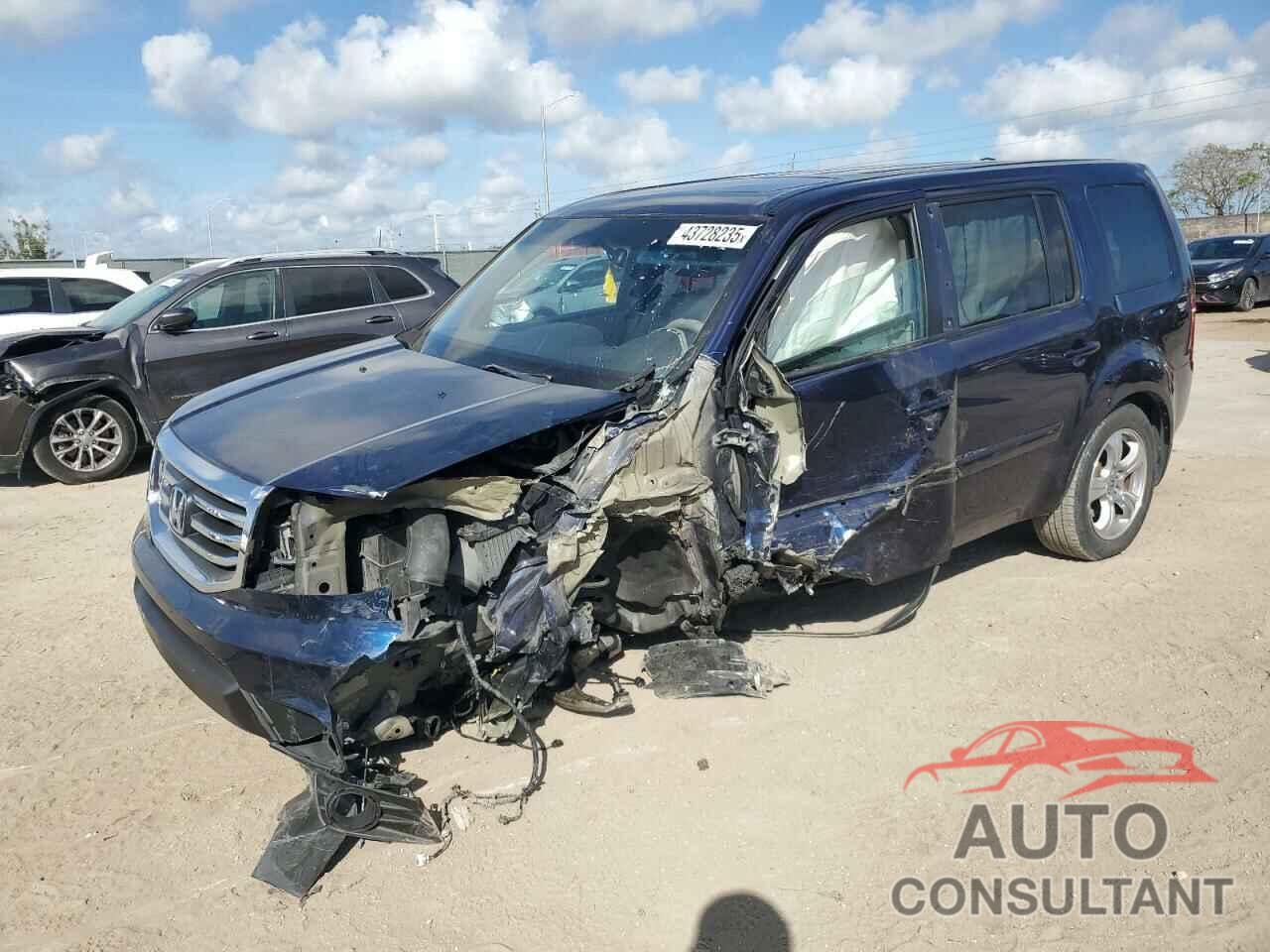 HONDA PILOT 2013 - 5FNYF3H53DB004554