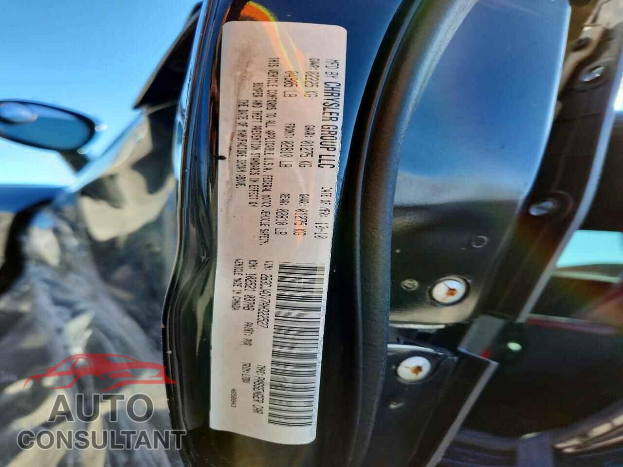 DODGE CHALLENGER 2010 - 2B3CJ4DV7AH322527
