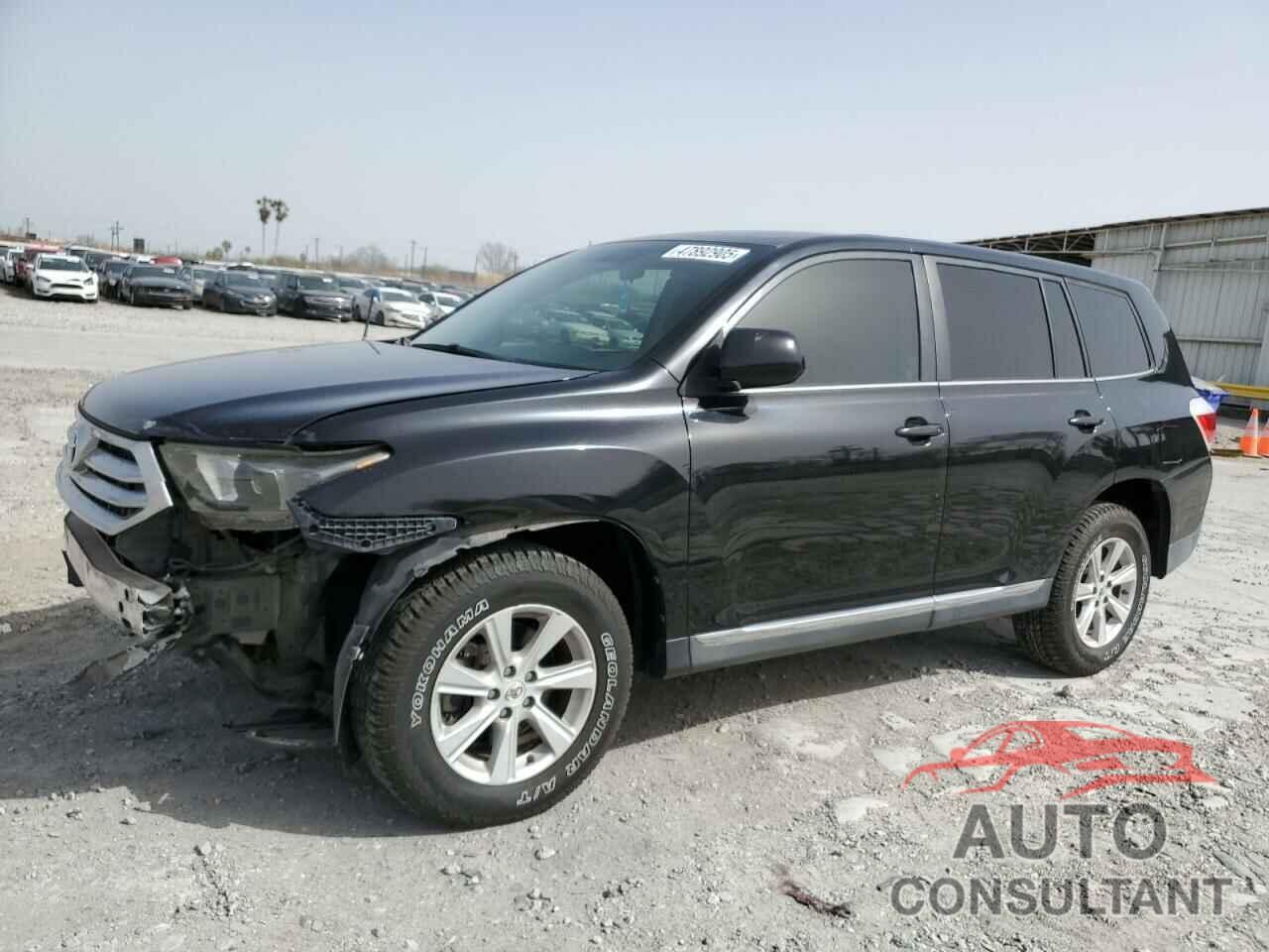 TOYOTA HIGHLANDER 2012 - 5TDZA3EH4CS024002
