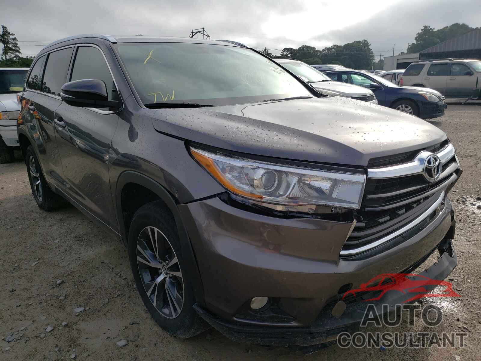 TOYOTA HIGHLANDER 2016 - 5TDKKRFH6GS501731