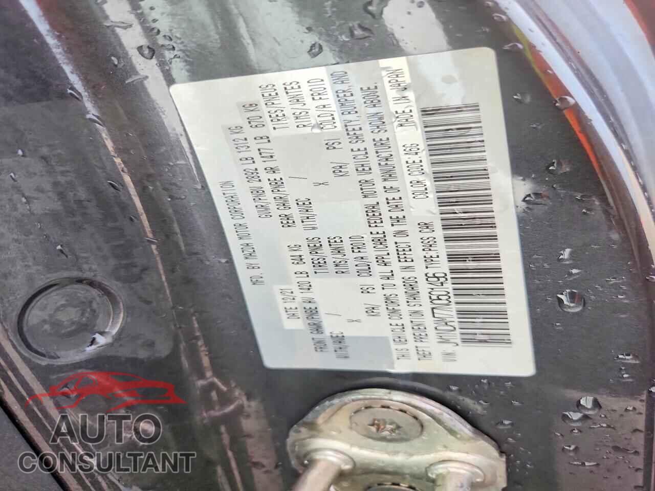 MAZDA MX5 2022 - JM1NDAM77N0501496