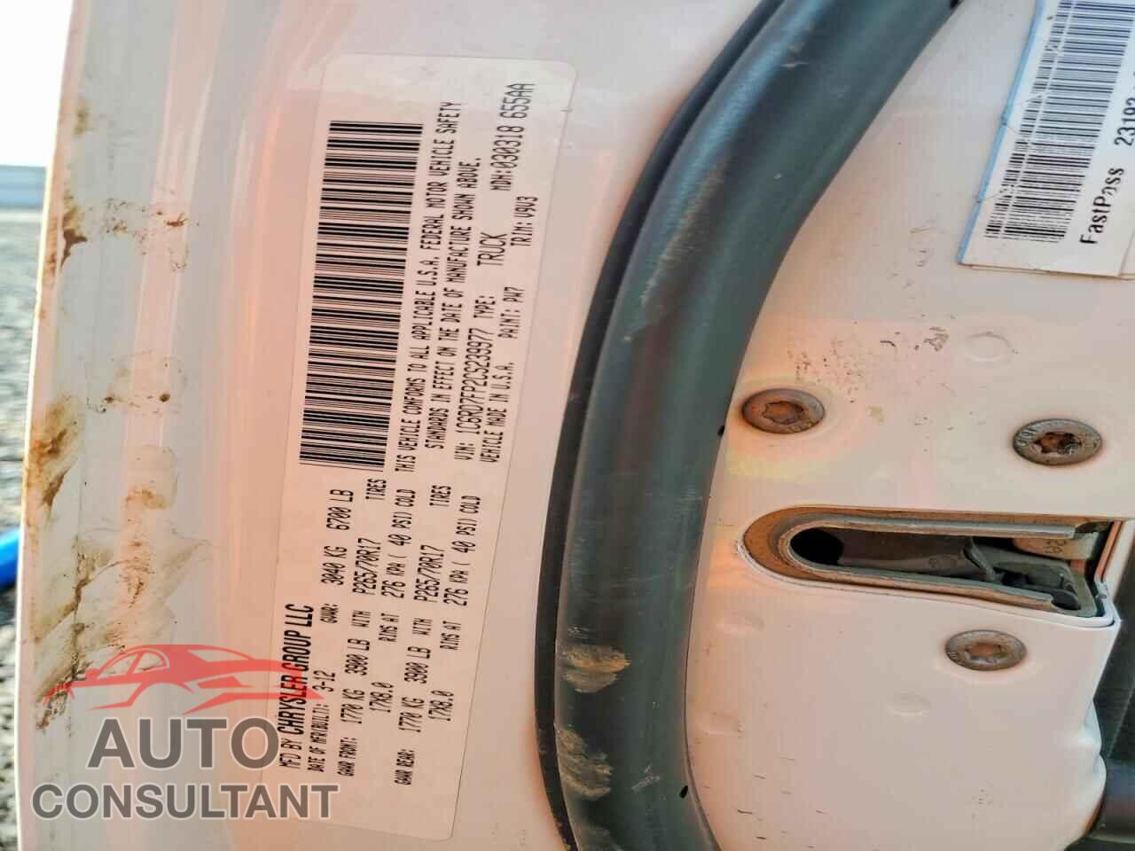 DODGE RAM 1500 2012 - 1C6RD7FP2CS239977