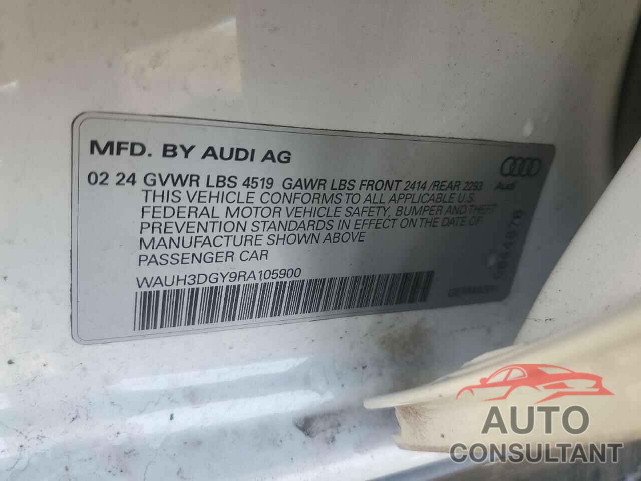 AUDI S3 2024 - WAUH3DGY9RA105900