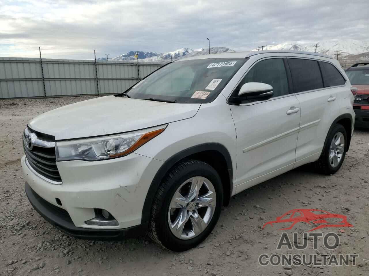 TOYOTA HIGHLANDER 2015 - 5TDDKRFH0FS095193