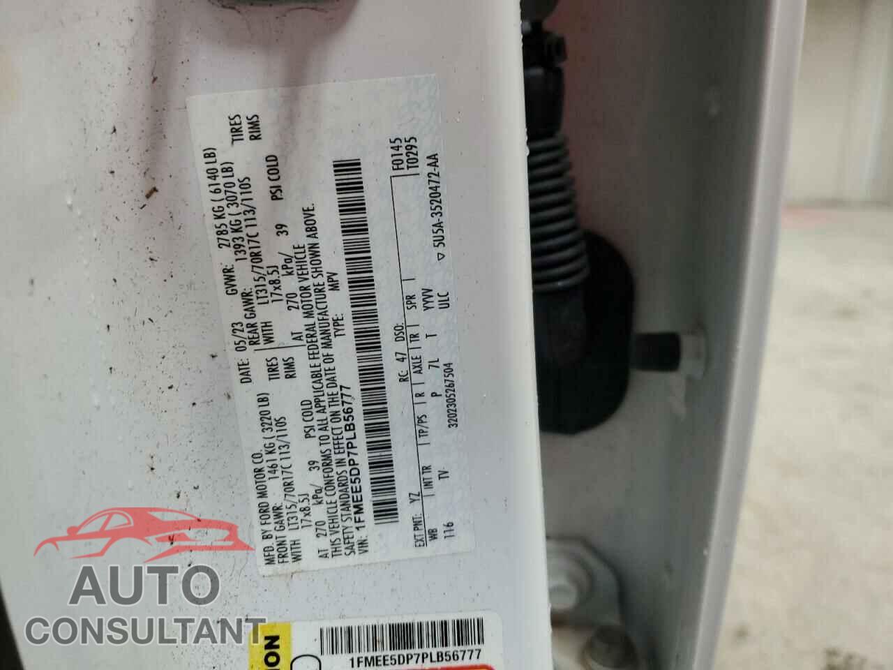 FORD BRONCO 2023 - 1FMEE5DP7PLB56777