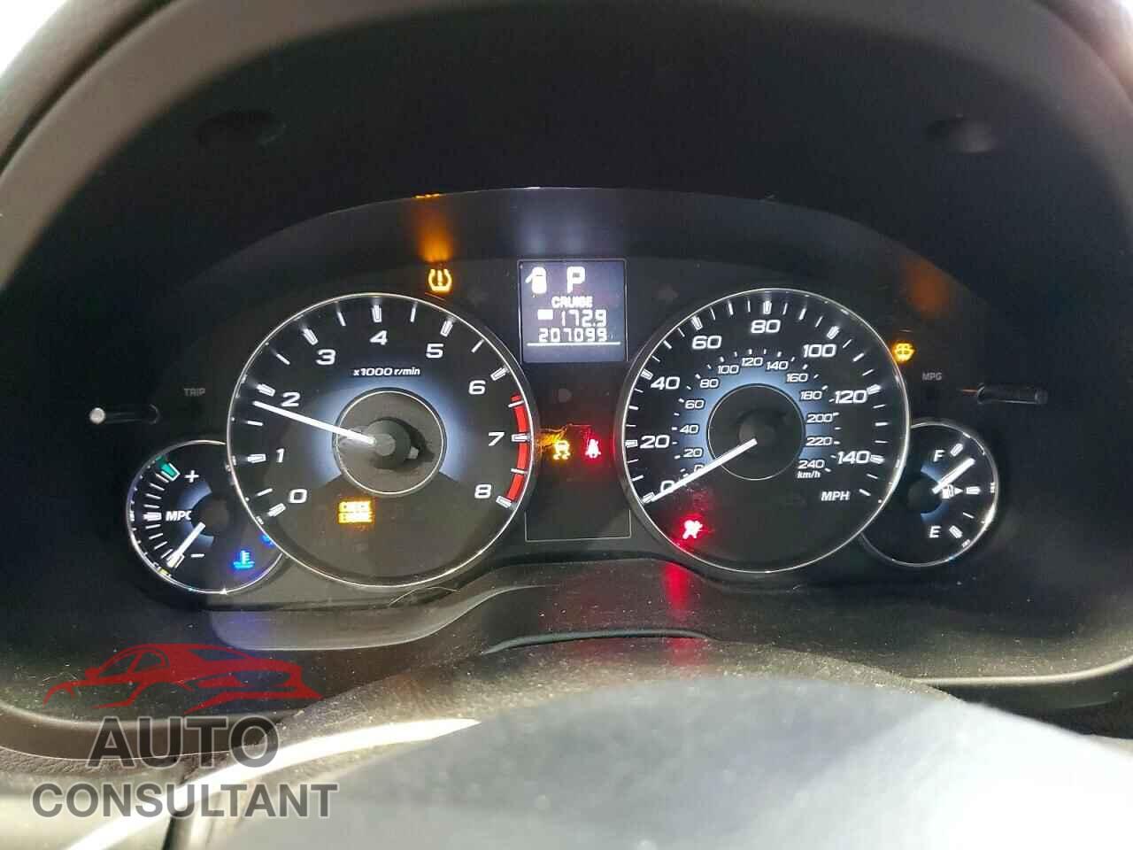 SUBARU OUTBACK 2012 - 4S4BRBAC1C3200757