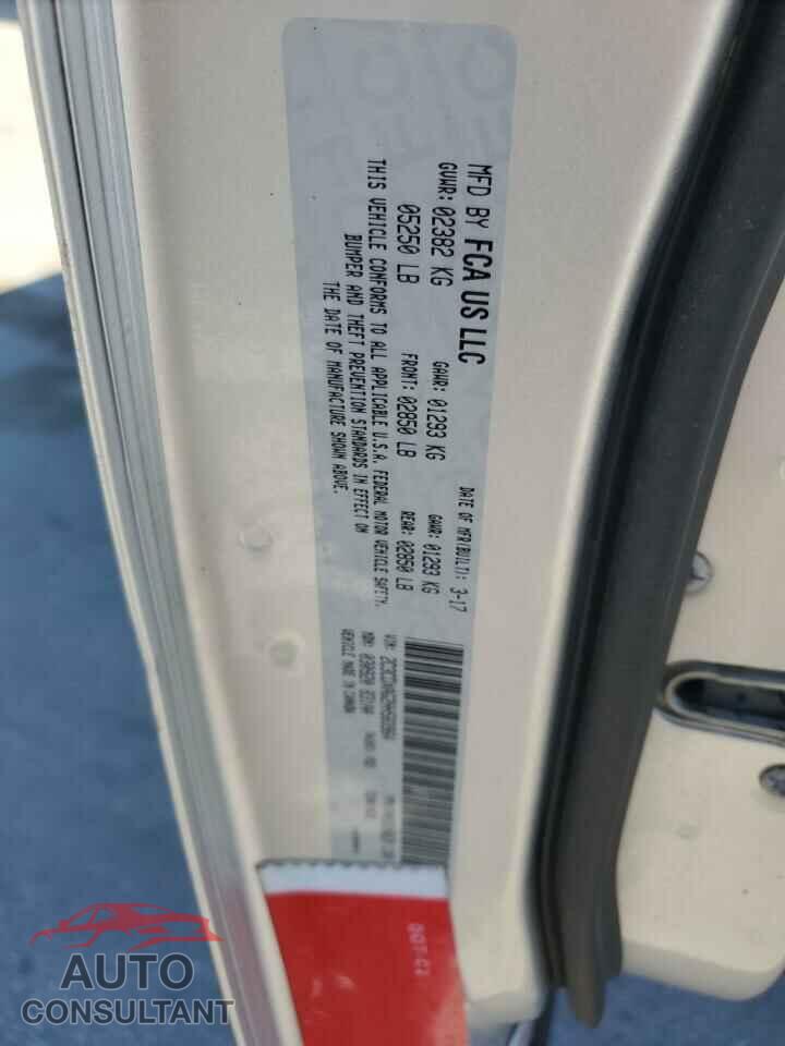 DODGE CHARGER 2017 - 2C3CDXAG2HH583964
