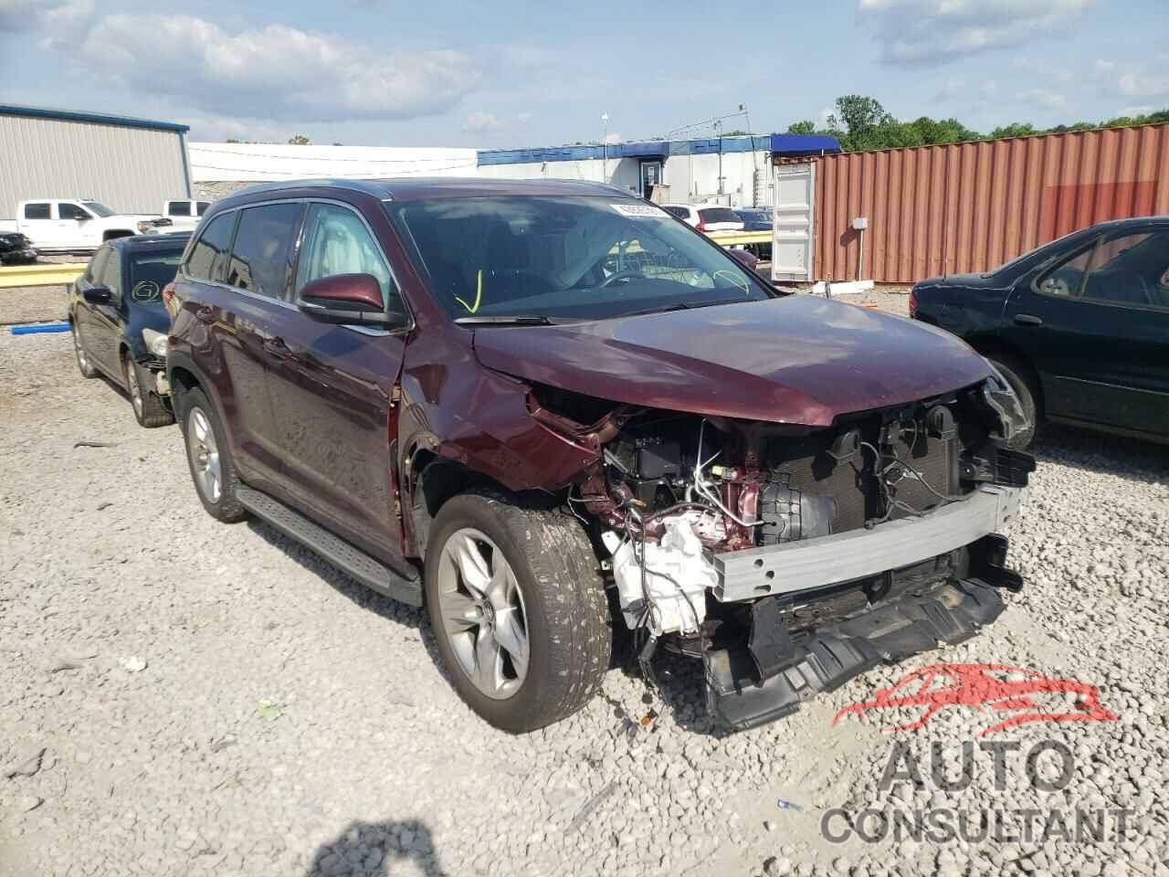 TOYOTA HIGHLANDER 2019 - 5TDYZRFHXKS318833