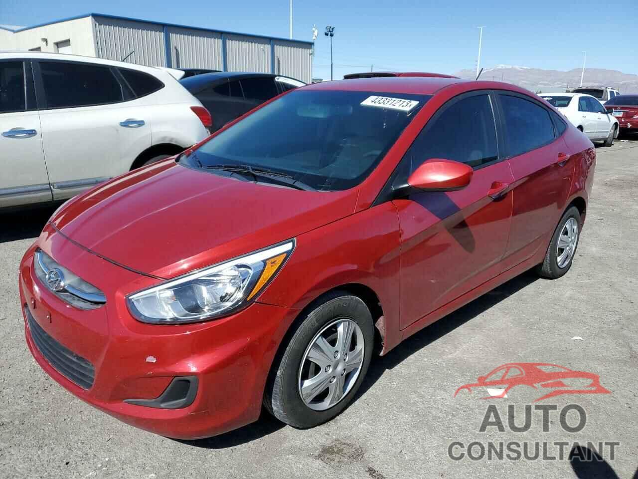 HYUNDAI ACCENT 2017 - KMHCT4AE6HU360234