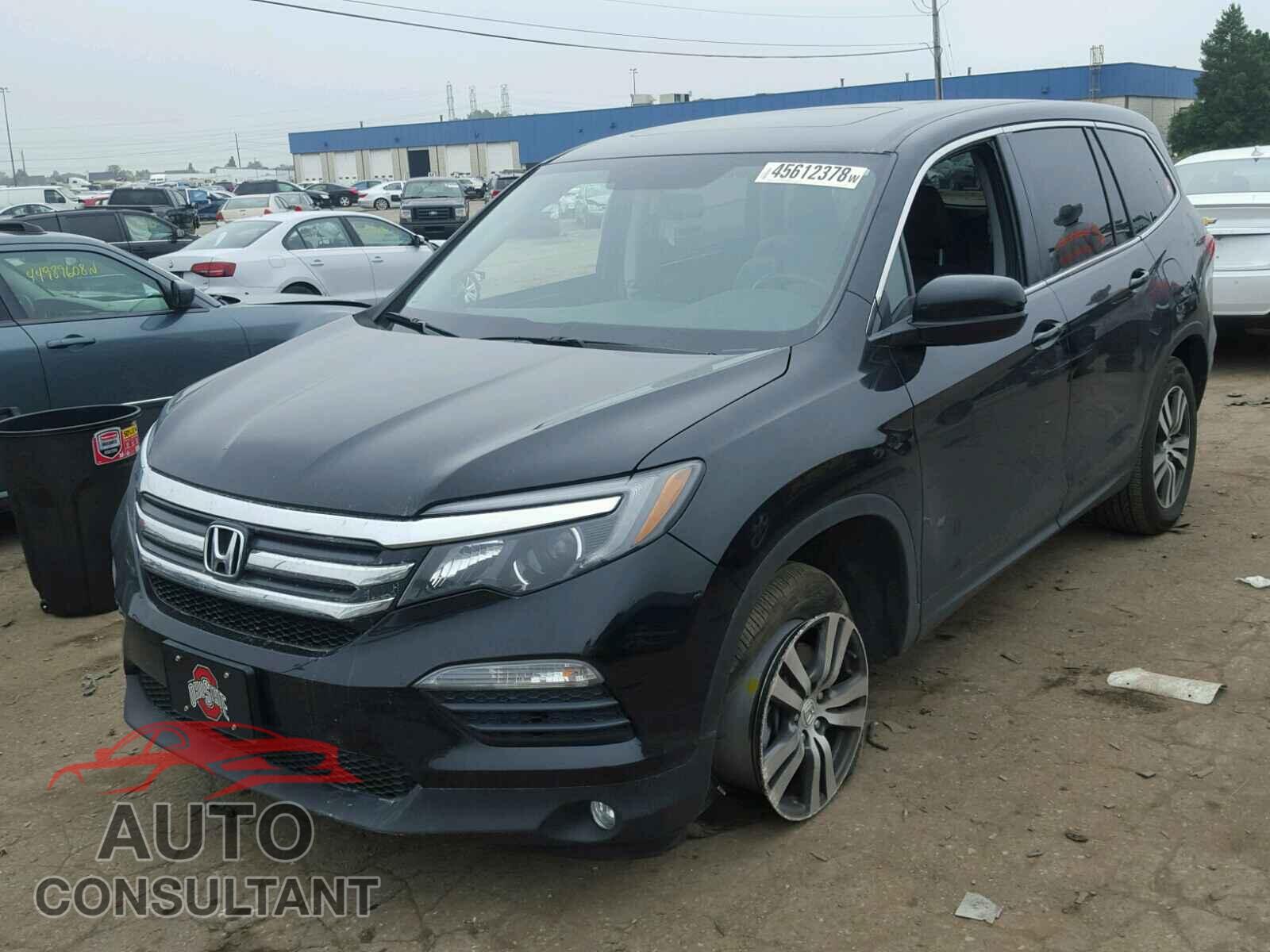 HONDA PILOT EXL 2017 - 5FNYF6H51HB004849
