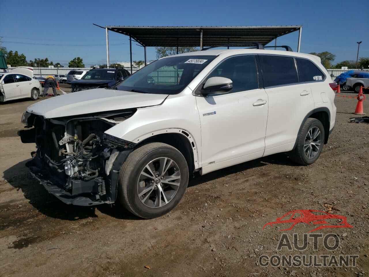 TOYOTA HIGHLANDER 2017 - 5TDBGRFH1HS033832