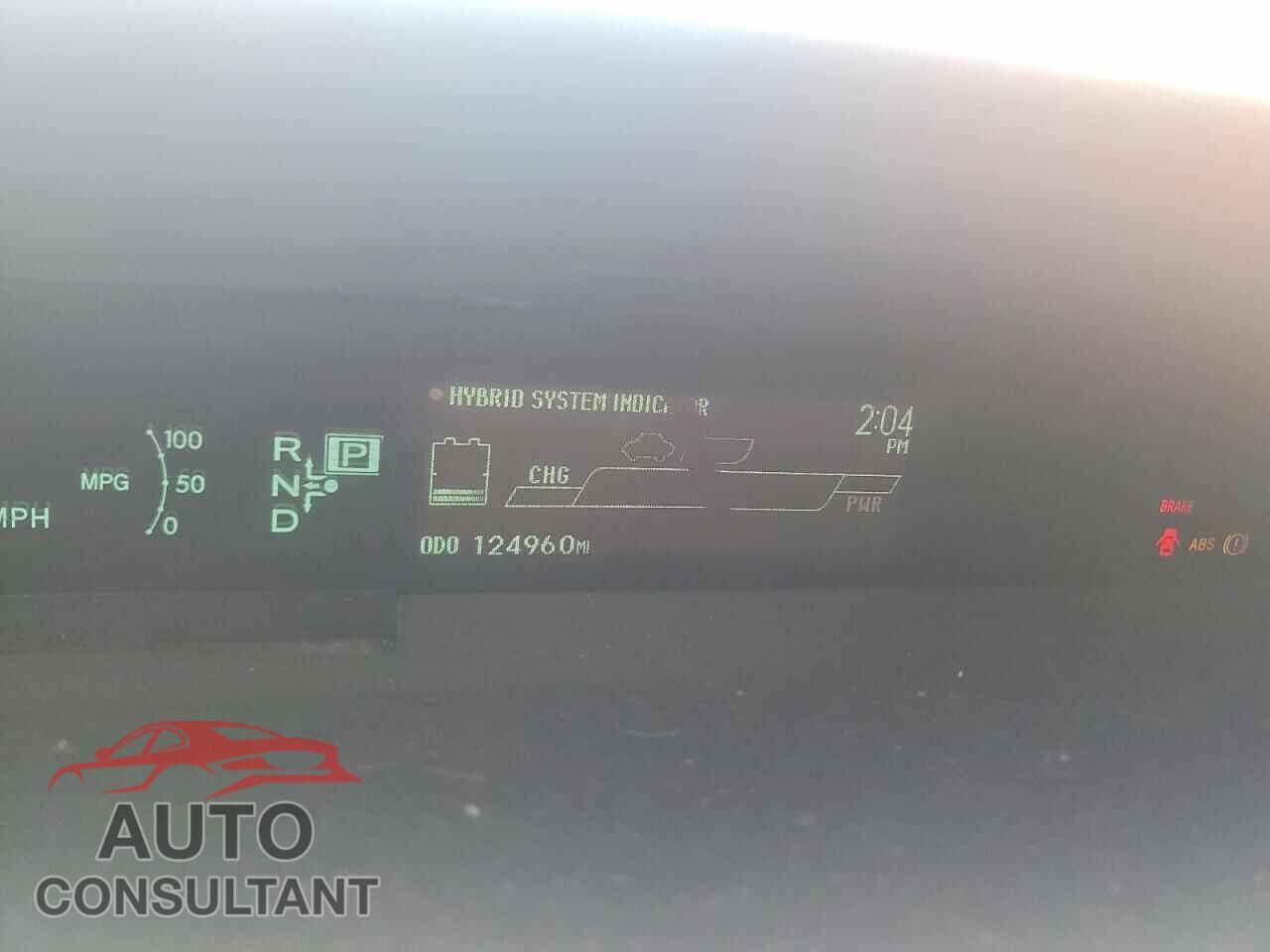 TOYOTA PRIUS 2012 - JTDKN3DU1C5400729