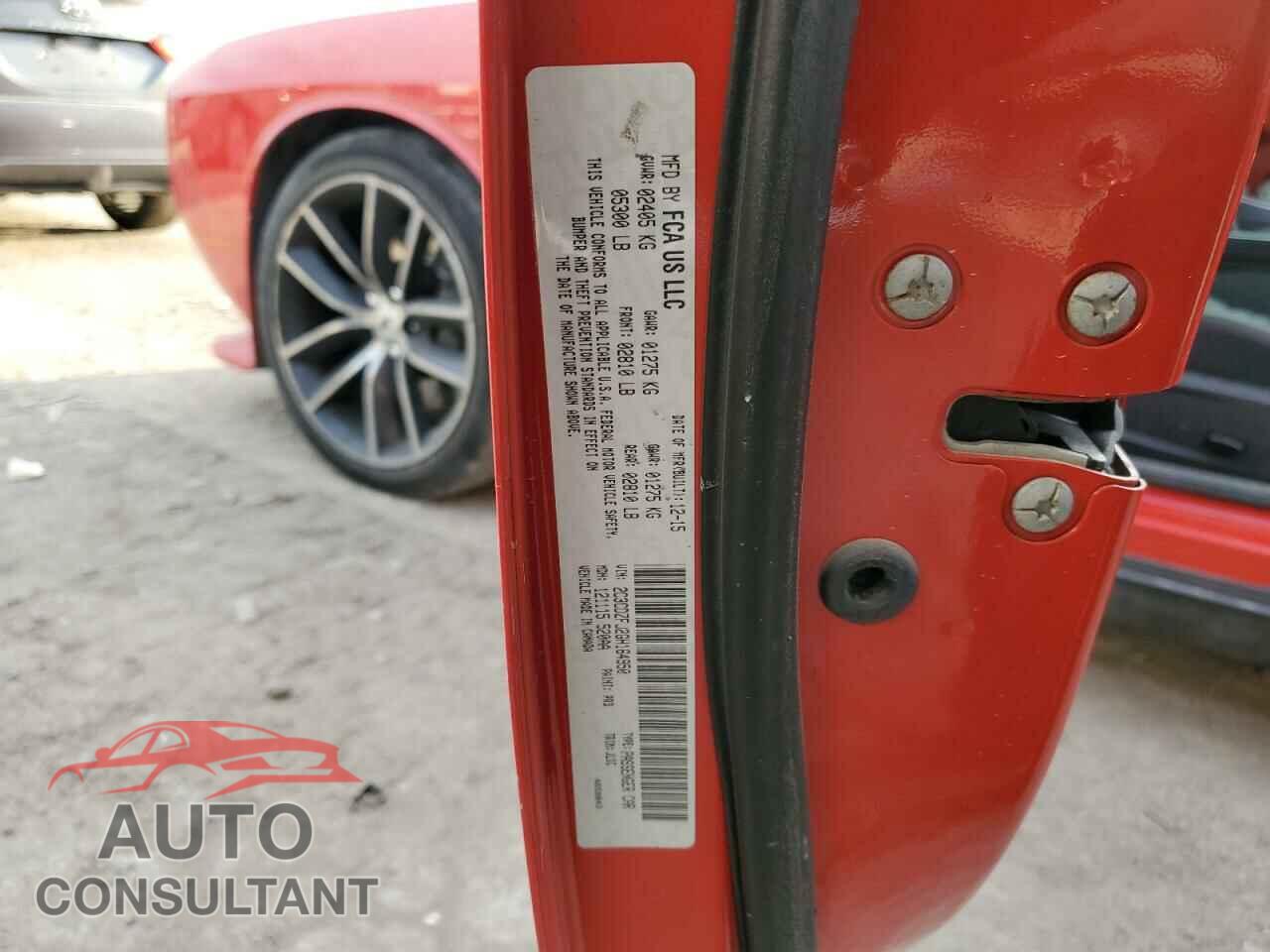 DODGE CHALLENGER 2016 - 2C3CDZFJ2GH164950