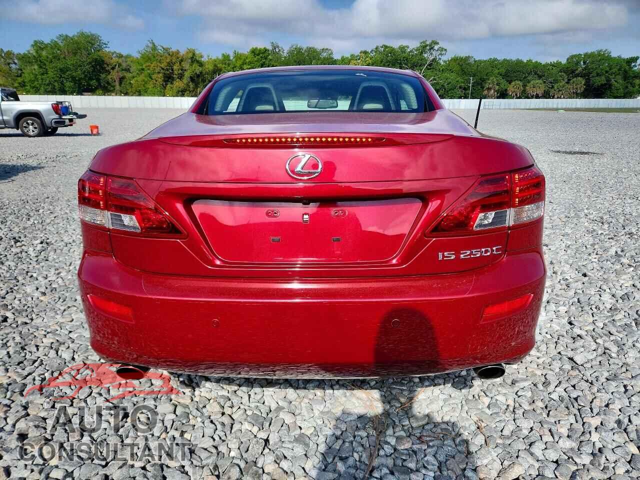 LEXUS IS 2012 - JTHFF2C28C2526675