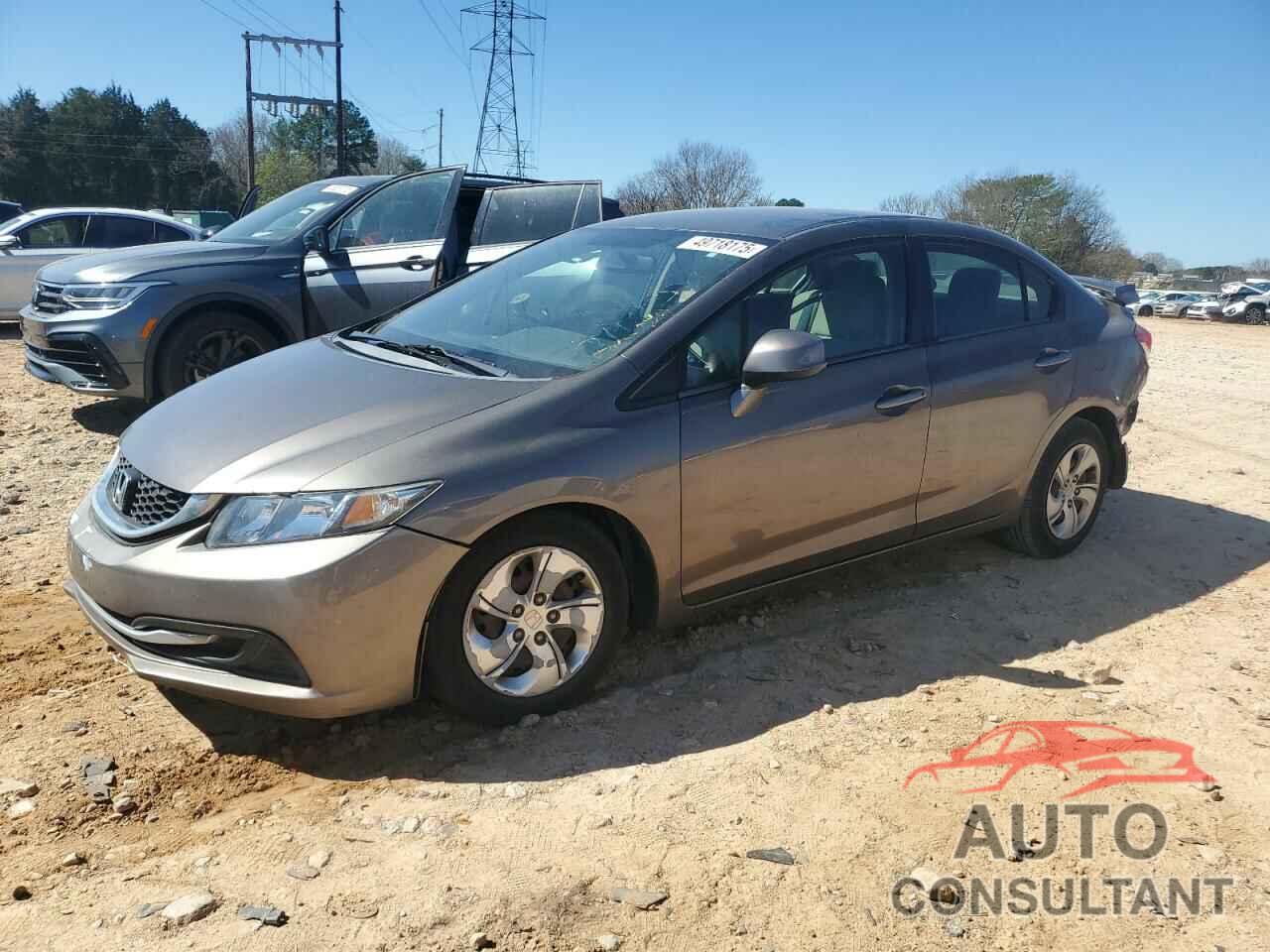 HONDA CIVIC 2013 - 2HGFB2F52DH542772