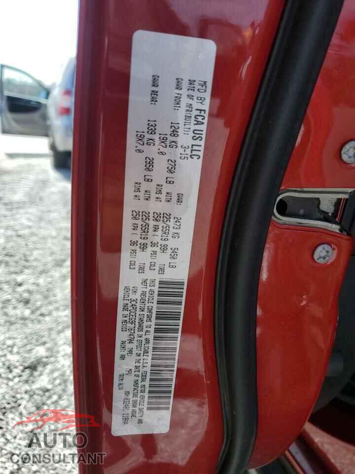 DODGE JOURNEY 2015 - 3C4PDCEG9FT674704