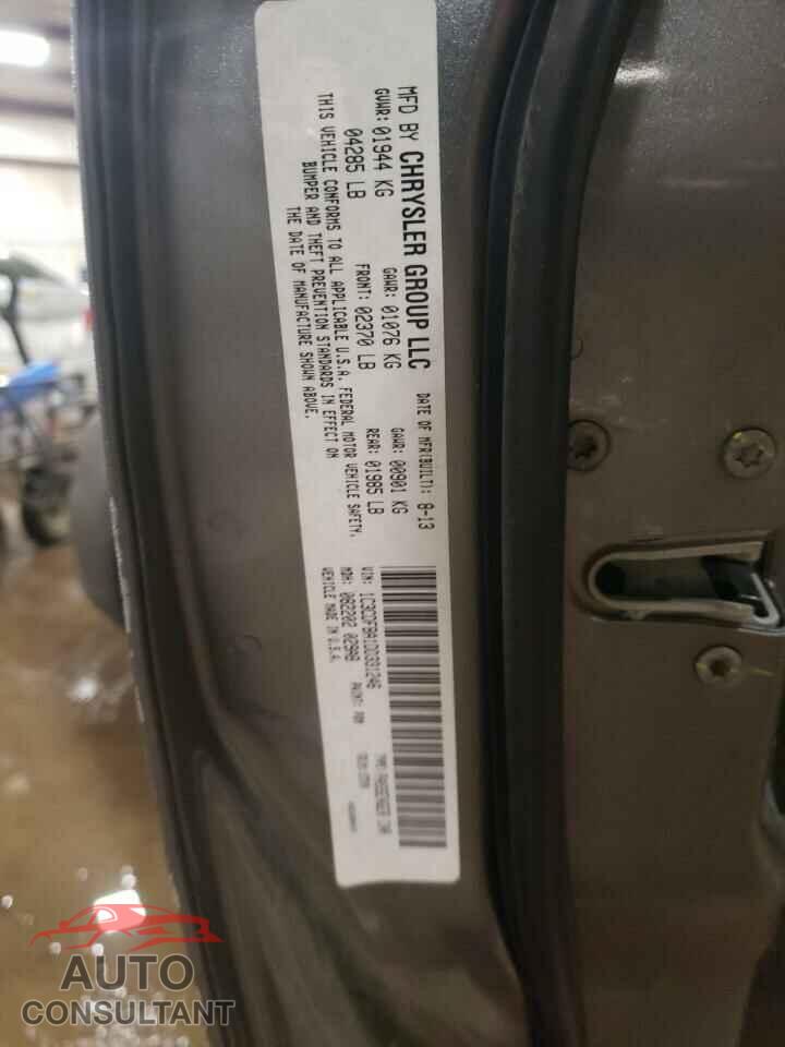 DODGE DART 2013 - 1C3CDFBA1DD331246