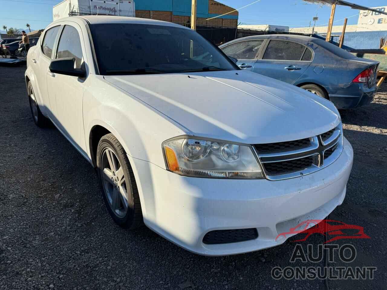 DODGE AVENGER 2013 - 1C3CDZAB0DN707683