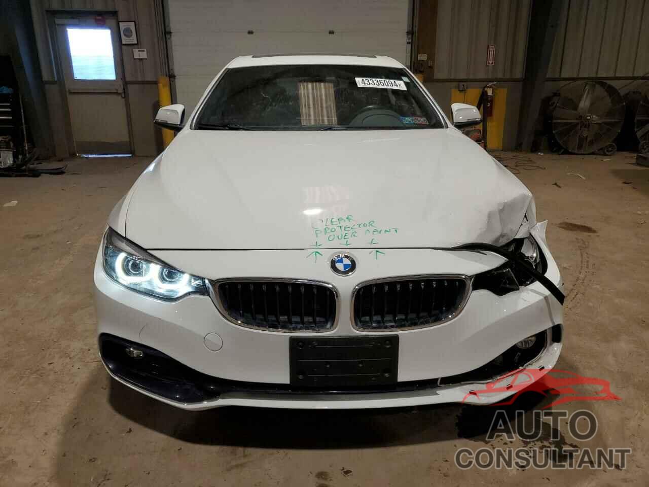 BMW 4 SERIES 2018 - WBA4J3C50JBG95187