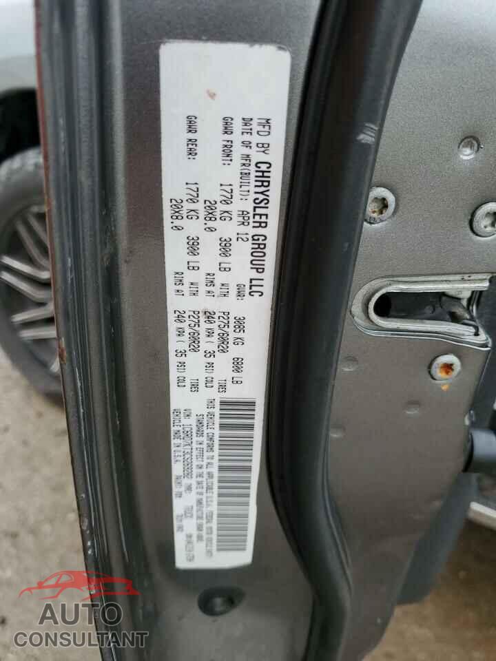 DODGE RAM 1500 2012 - 1C6RD7KT3CS269282