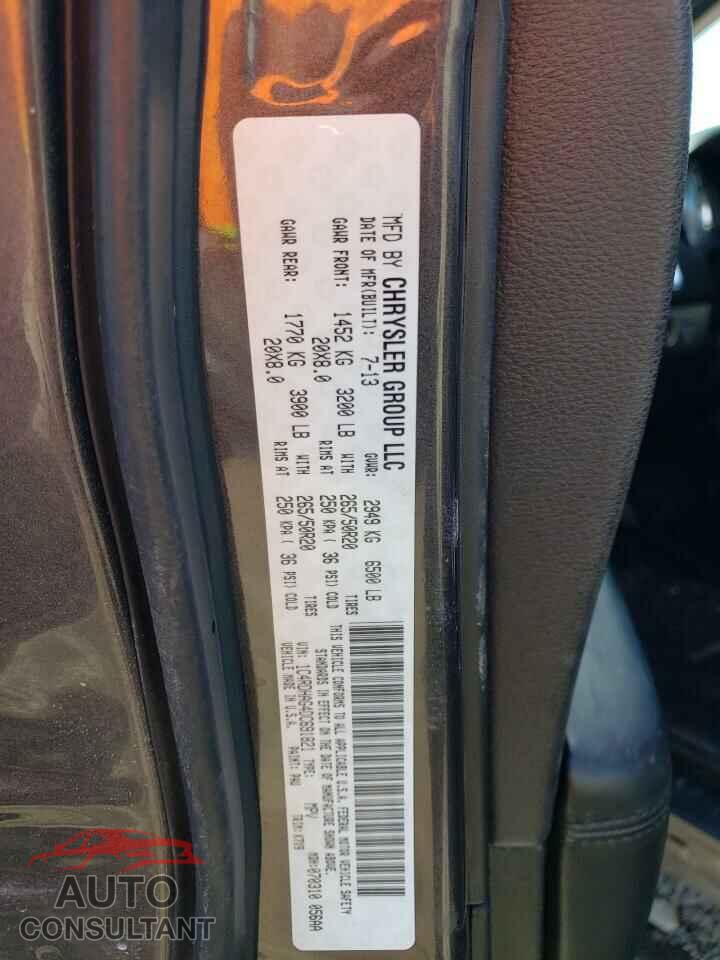 DODGE DURANGO 2013 - 1C4RDHAG4DC691821