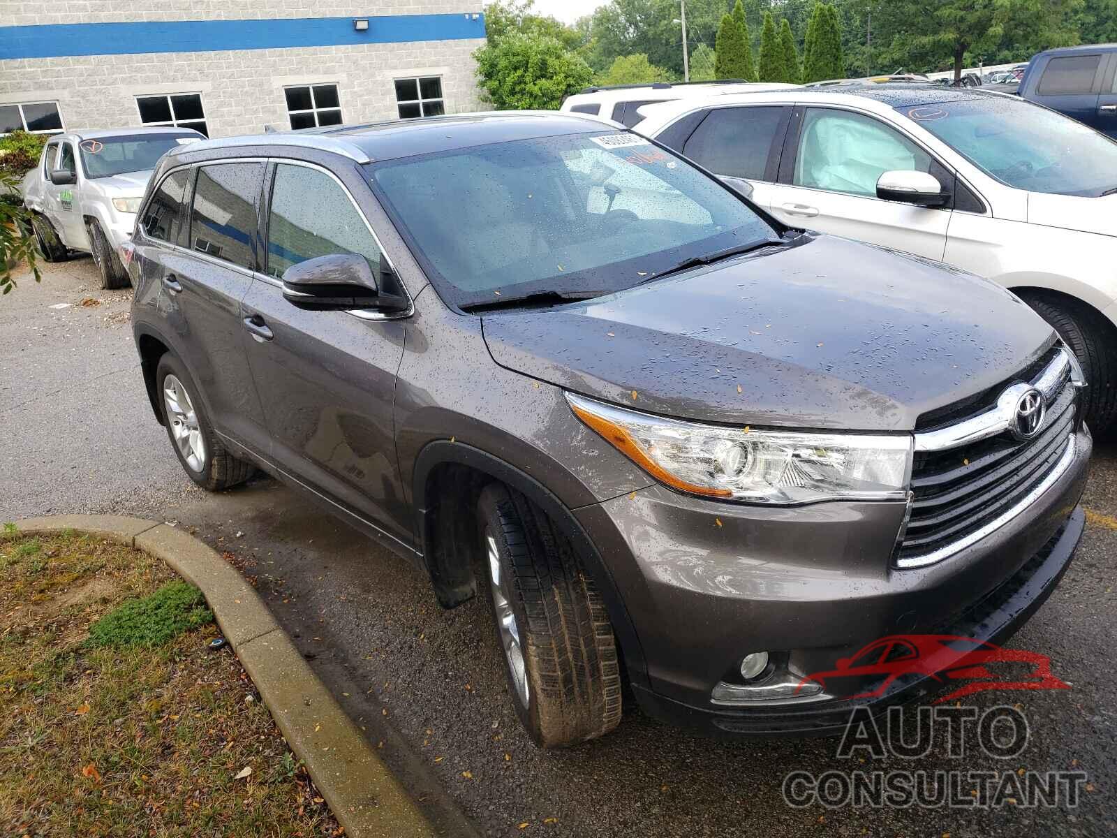 TOYOTA HIGHLANDER 2016 - 5TDDKRFH7GS248699