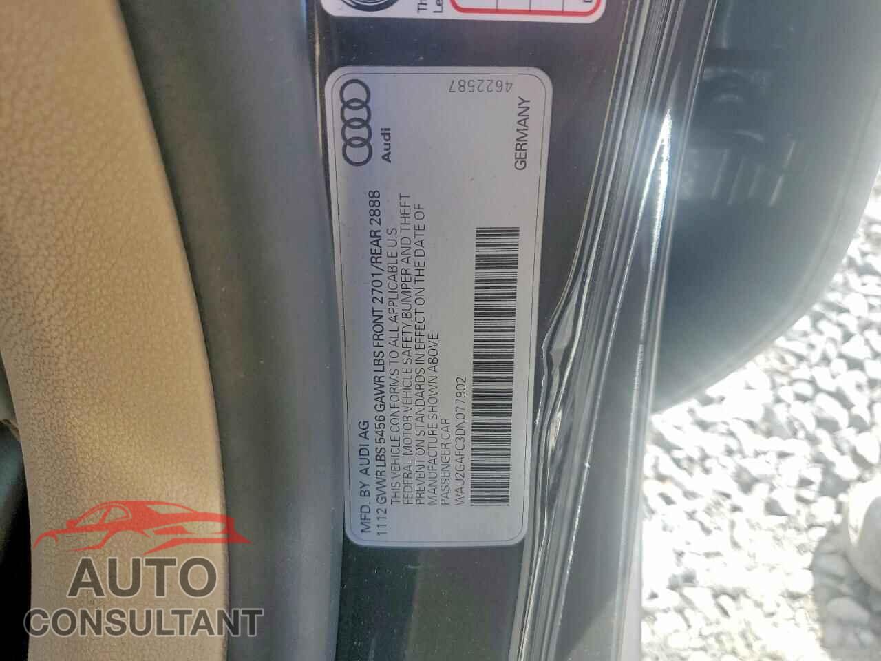 AUDI A7 2013 - WAU2GAFC3DN077902