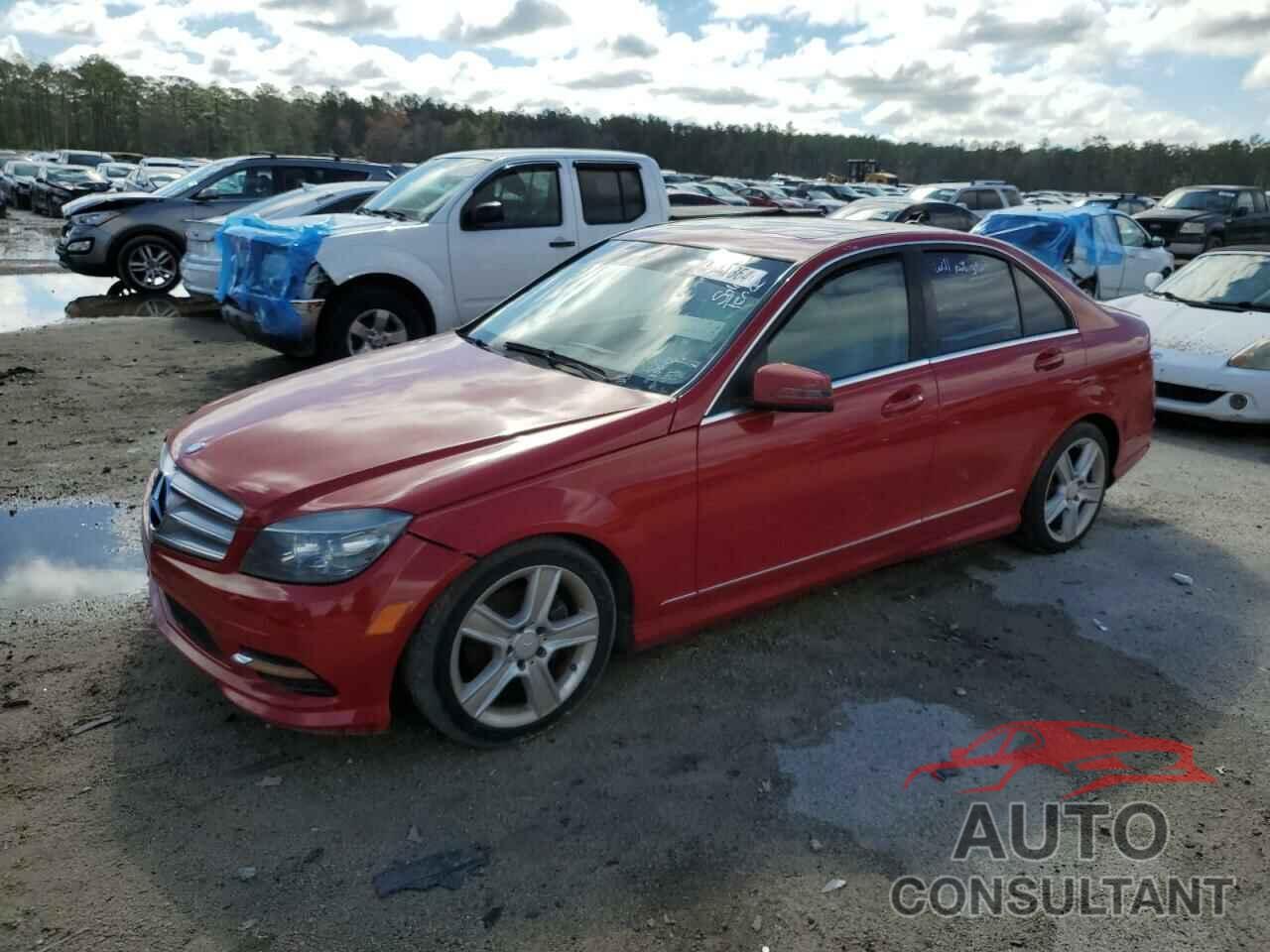 MERCEDES-BENZ C-CLASS 2011 - WDDGF5EBXBR157172