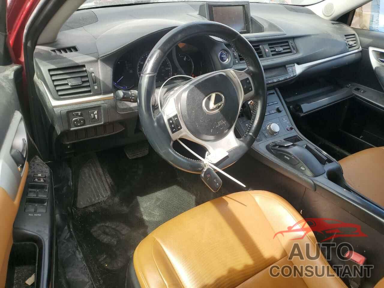LEXUS CT 200 2012 - JTHKD5BH0C2106131