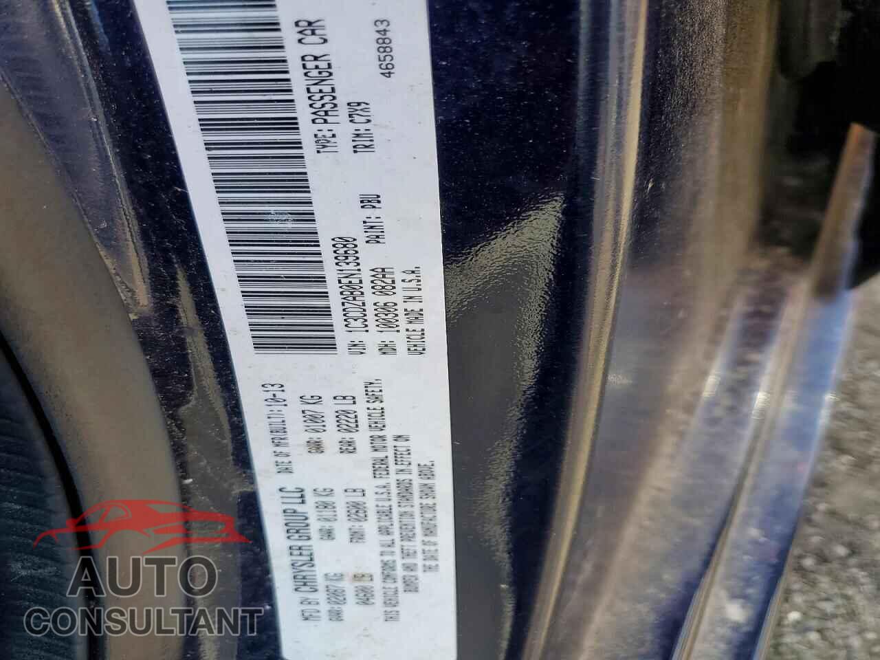 DODGE AVENGER 2014 - 1C3CDZAB0EN139680