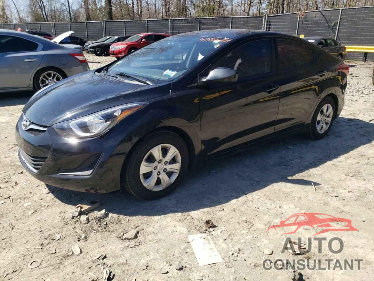 HYUNDAI ELANTRA 2016 - KMHDH4AE3GU637099