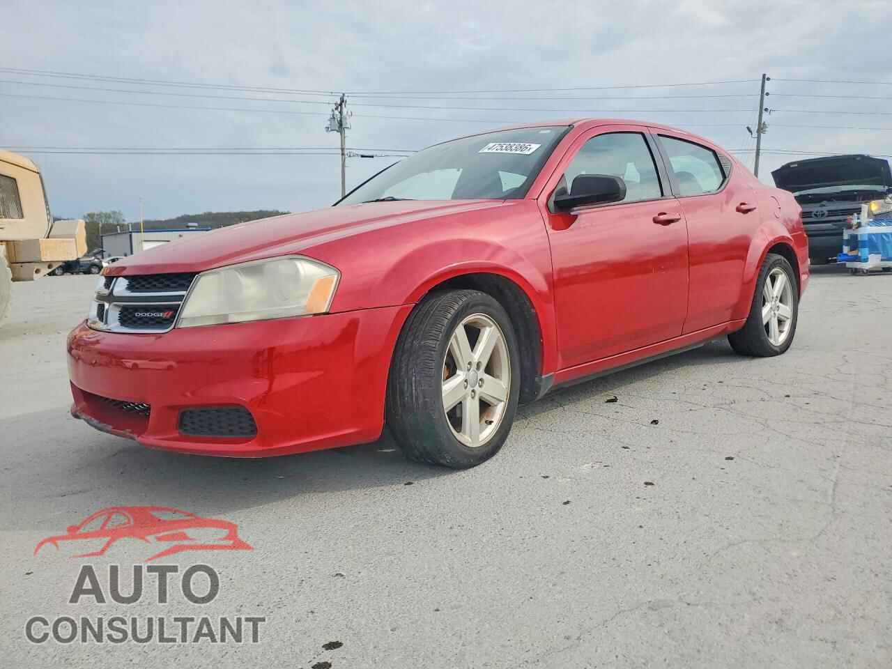 DODGE AVENGER 2013 - 1C3CDZAB6DN665178