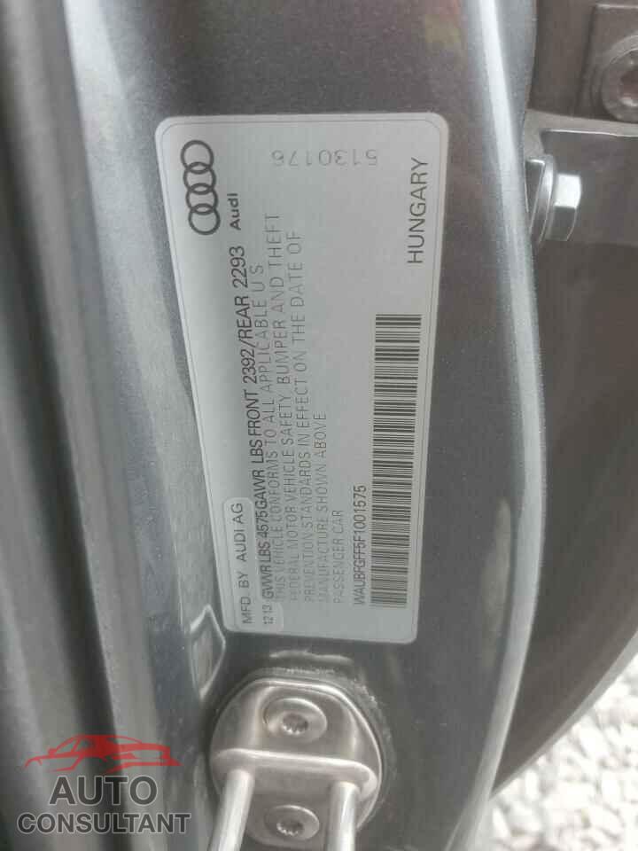 AUDI A3 2015 - WAUBFGFF5F1001575