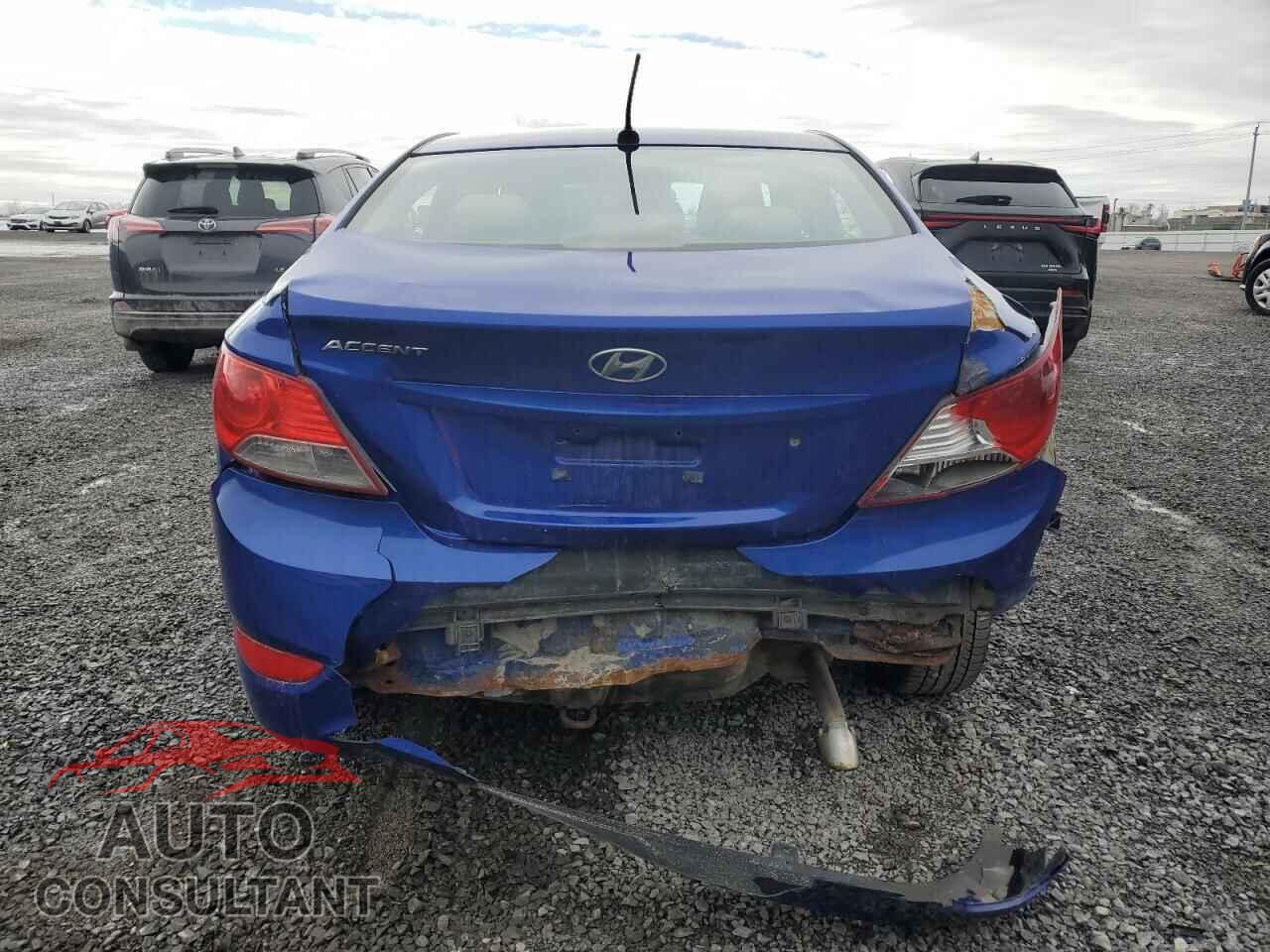 HYUNDAI ACCENT 2012 - KMHCU4AE2CU222647