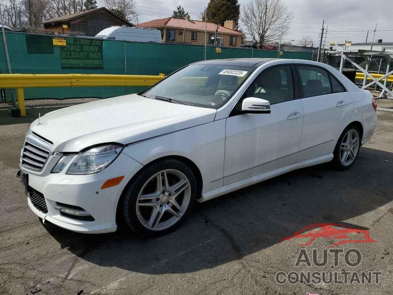 MERCEDES-BENZ E-CLASS 2013 - WDDHF8JB0DA731677