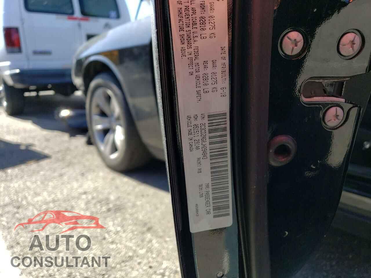 DODGE CHALLENGER 2018 - 2C3CDZAG0JH294843